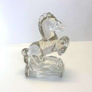Glass Horse Book End One Only Le Smith